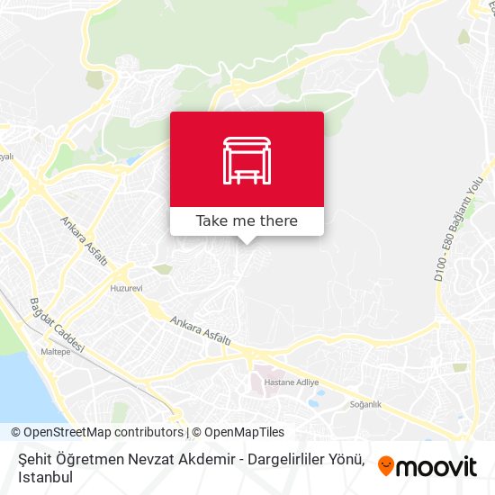 Şehit Öğretmen Nevzat Akdemir - Dargelirliler Yönü map