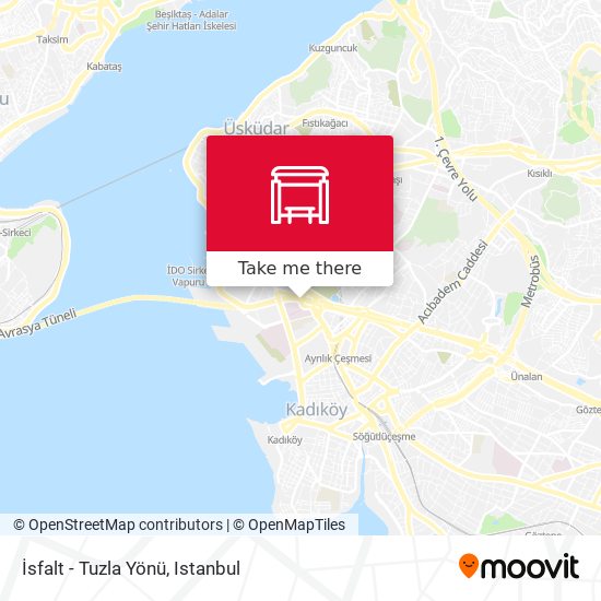 İsfalt - Tuzla Yönü map