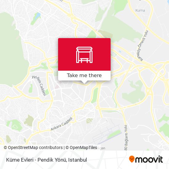 Küme Evleri - Pendik Yönü map