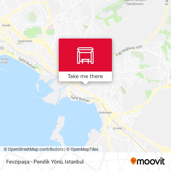 Fevzipaşa - Pendik Yönü map