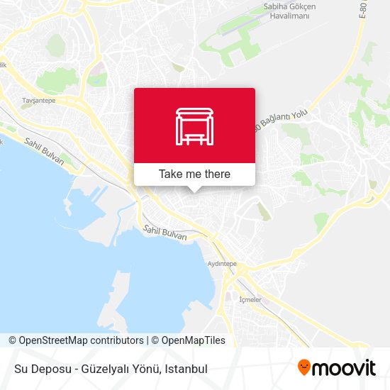 Su Deposu - Güzelyalı Yönü map