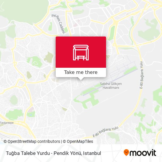 Tuğba Talebe Yurdu - Pendik Yönü map