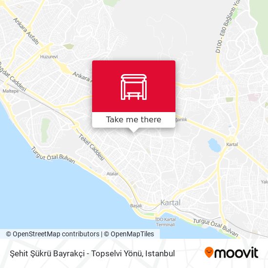 Şehit Şükrü Bayrakçi - Topselvi Yönü map