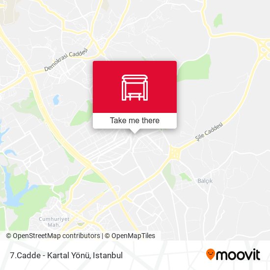 7.Cadde - Kartal Yönü map