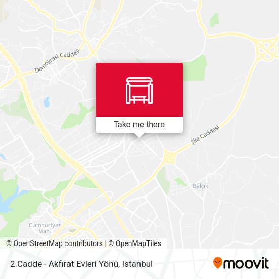 2.Cadde - Akfırat Evleri Yönü map