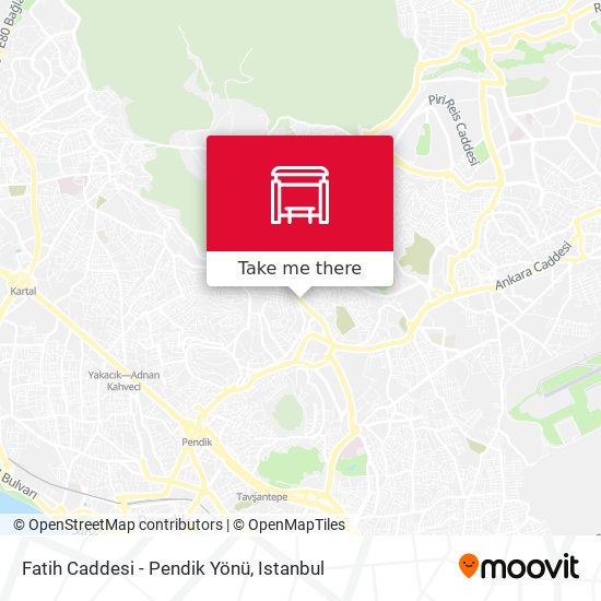 Fatih Caddesi - Pendik Yönü map