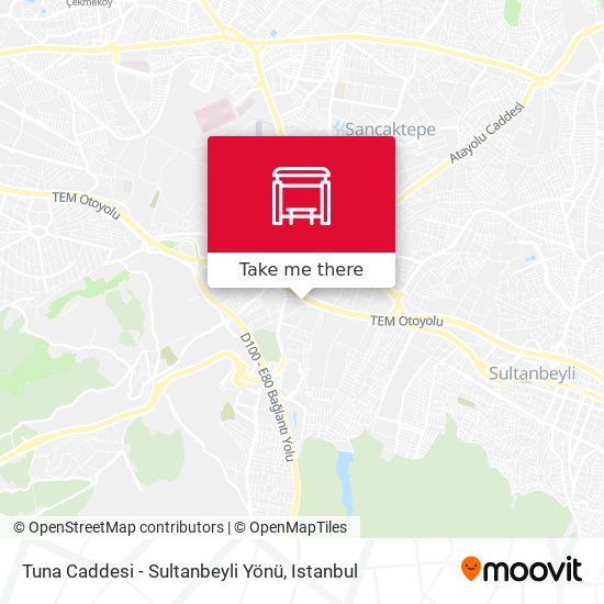 Tuna Caddesi - Sultanbeyli Yönü map
