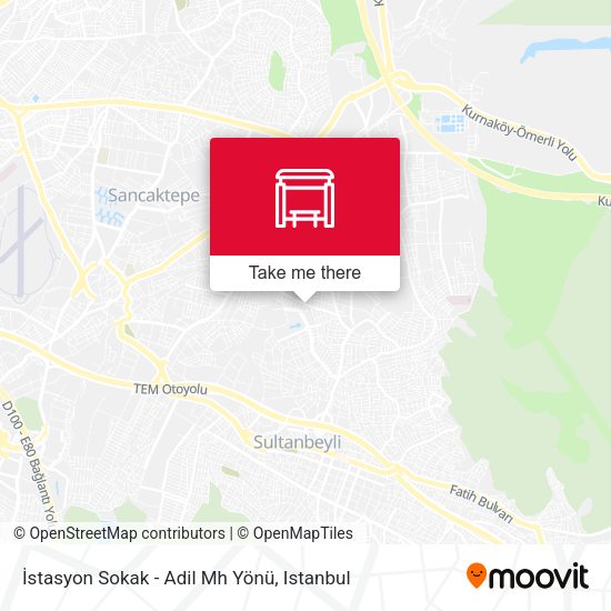İstasyon Sokak - Adil Mh Yönü map