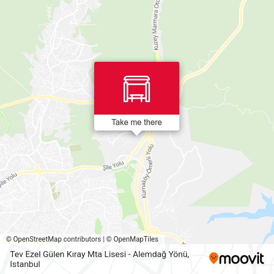Tev Ezel Gülen Kıray Mta Lisesi - Alemdağ Yönü map