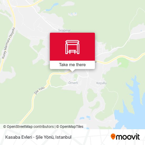 Kasaba Evleri - Şile Yönü map
