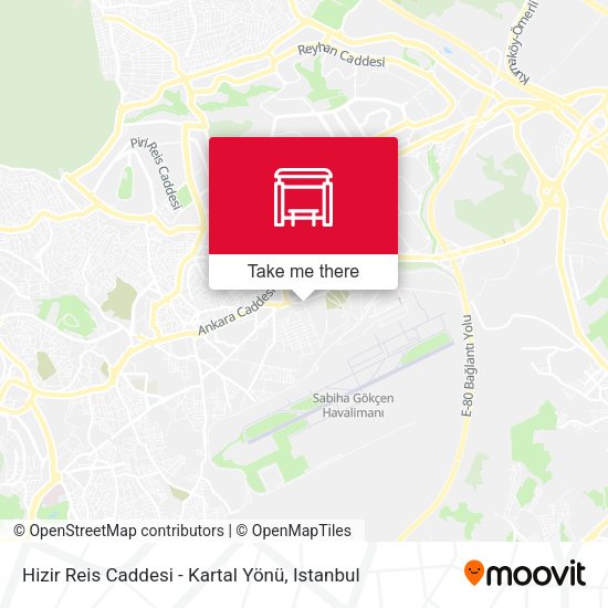 Hizir Reis Caddesi - Kartal Yönü map