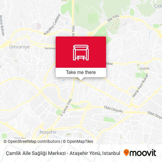 Çamlik Aile Sağliği Merkezi - Ataşehir Yönü map