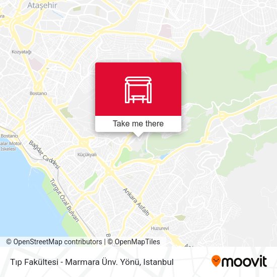 Tıp Fakültesi - Marmara Ünv. Yönü map