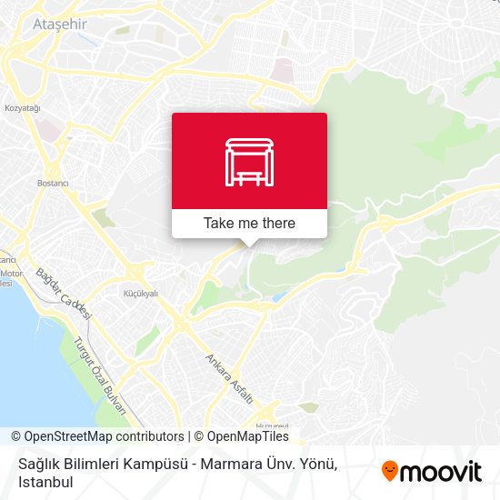 Sağlık Bilimleri Kampüsü - Marmara Ünv. Yönü map