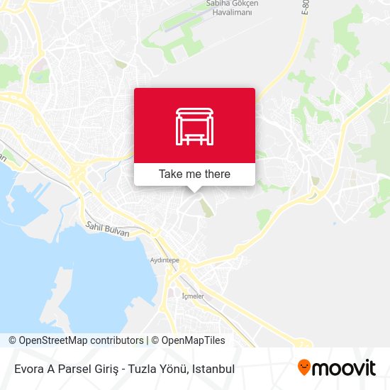 Evora A Parsel Giriş - Tuzla Yönü map