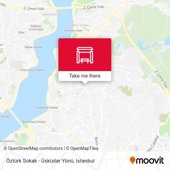 Öztürk Sokak - Üsküdar Yönü map