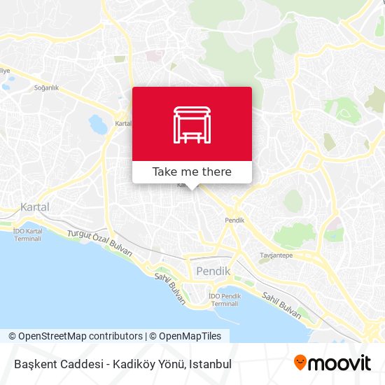 Başkent Caddesi - Kadiköy Yönü map