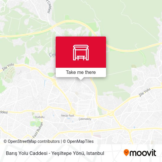 Barış Yolu Caddesi - Yeşiltepe Yönü map