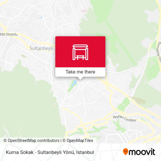 Kurna Sokak - Sultanbeyli Yönü map