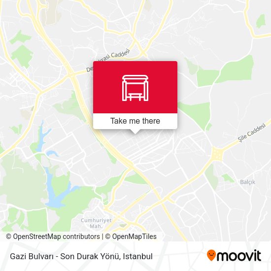 Gazi Bulvarı - Son Durak Yönü map