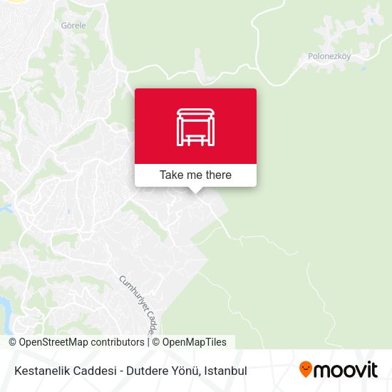 Kestanelik Caddesi - Dutdere Yönü map