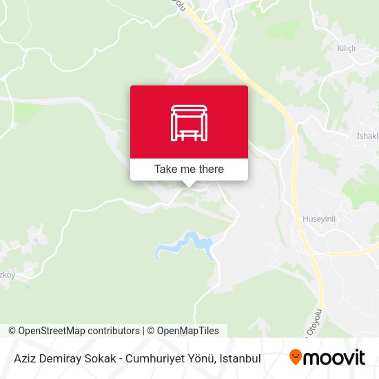 Aziz Demiray Sokak - Cumhuriyet Yönü map