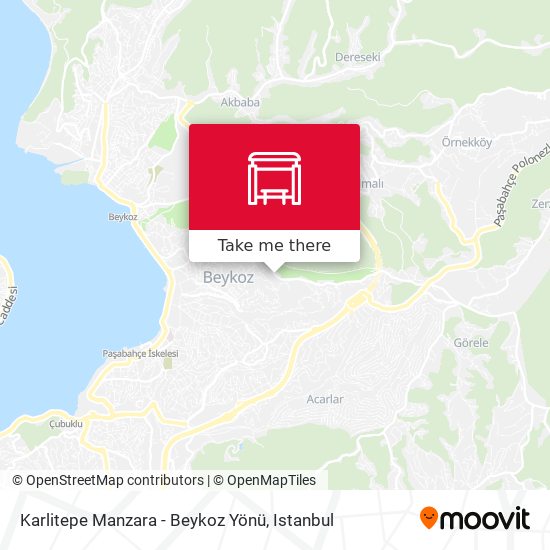 Karlitepe Manzara - Beykoz Yönü map