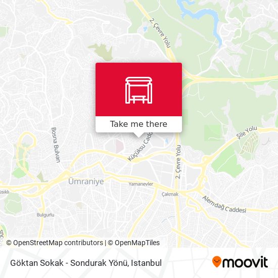 Göktan Sokak - Sondurak Yönü map