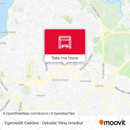 Egemenlik Caddesi - Üsküdar Yönü map