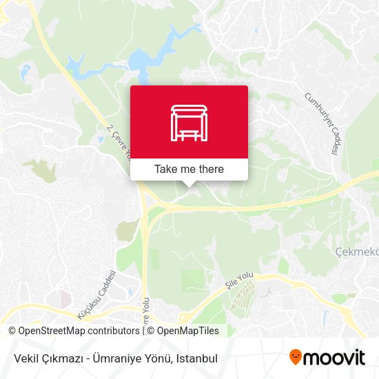 Vekil Çıkmazı - Ümraniye Yönü map