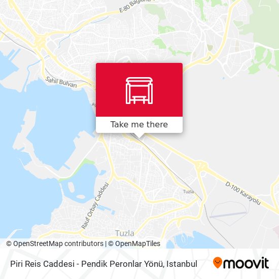 Piri Reis Caddesi - Pendik Peronlar Yönü map