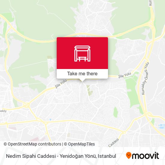 Nedim Sipahi Caddesi - Yenidoğan Yönü map