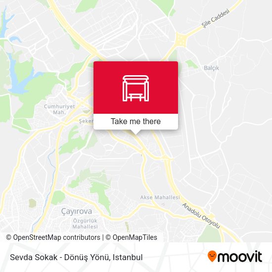 Sevda Sokak - Dönüş Yönü map