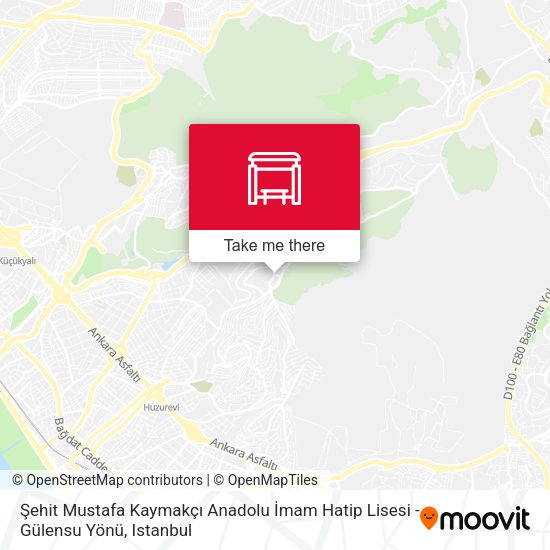 Şehit Mustafa Kaymakçı Anadolu İmam Hatip Lisesi - Gülensu Yönü map