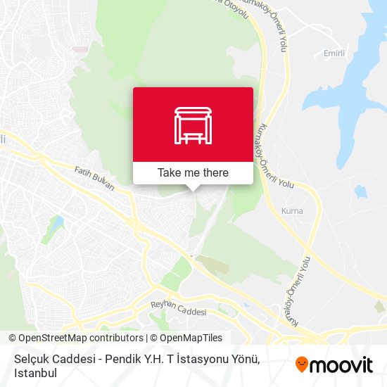 Selçuk Caddesi - Pendik Y.H. T İstasyonu Yönü map