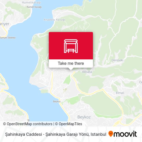 Şahinkaya Caddesi - Şahinkaya Garajı Yönü map