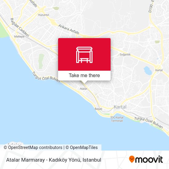 Atalar Marmaray - Kadıköy Yönü map
