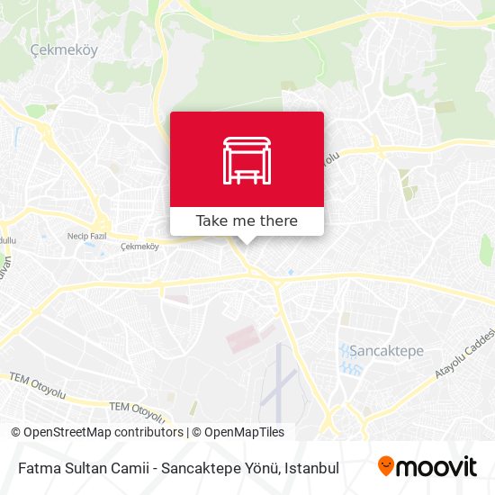 Fatma Sultan Camii - Sancaktepe Yönü map