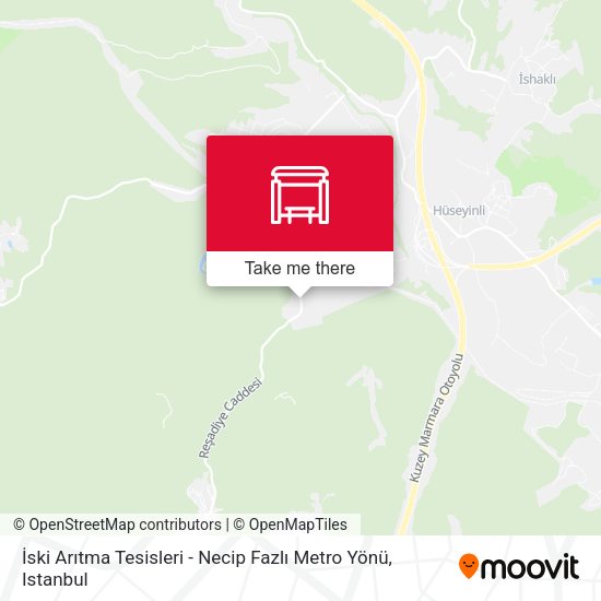 İski Arıtma Tesisleri - Necip Fazlı Metro Yönü map