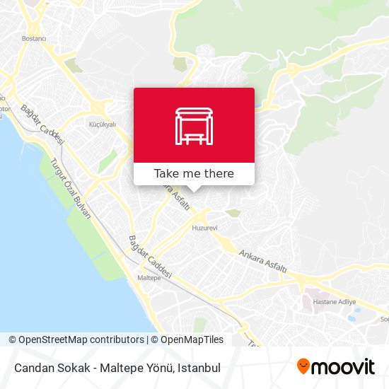 Candan Sokak - Maltepe Yönü map