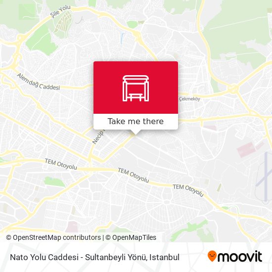 Nato Yolu Caddesi - Sultanbeyli Yönü map