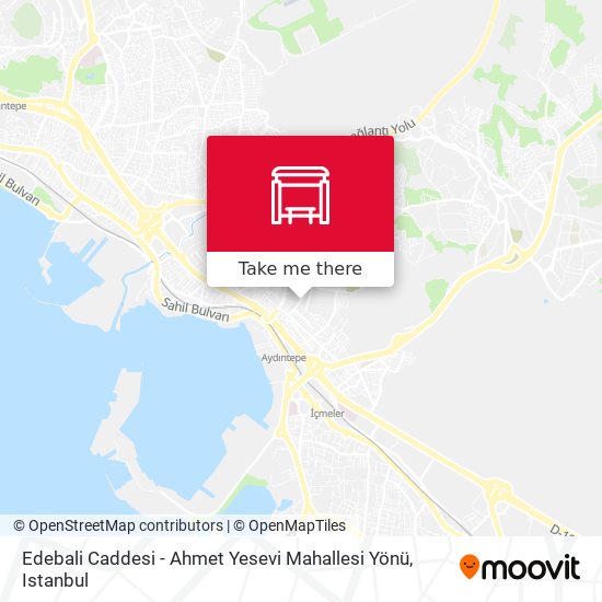 Edebali Caddesi - Ahmet Yesevi Mahallesi Yönü map