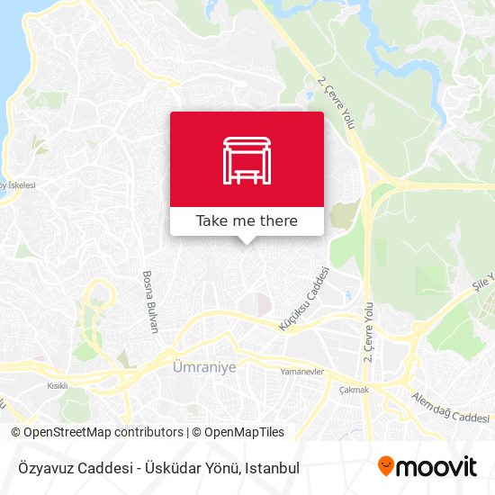 Özyavuz Caddesi - Üsküdar Yönü map