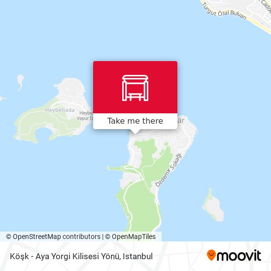 Köşk - Aya Yorgi Kilisesi Yönü map