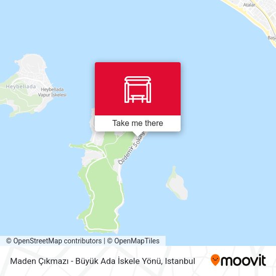 Maden Çıkmazı - Büyük Ada İskele Yönü map