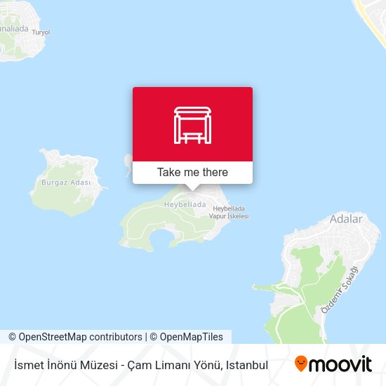 İsmet İnönü Müzesi - Çam Limanı Yönü map