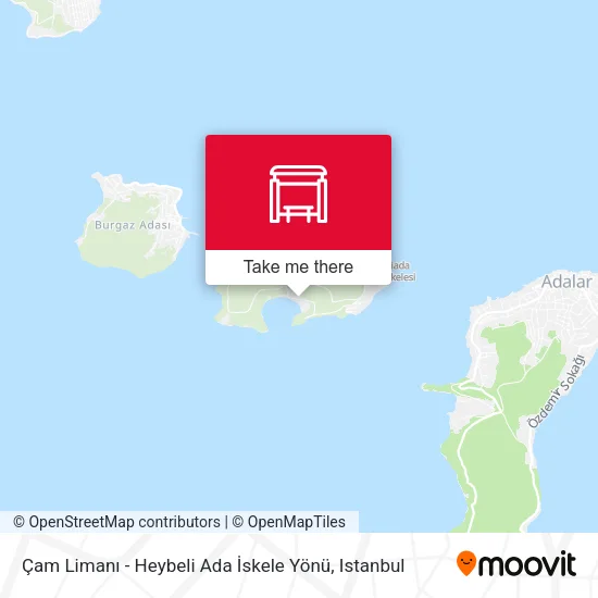 Çam Limanı - Heybeli Ada İskele Yönü map