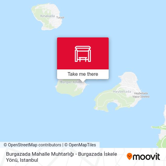Burgazada Mahalle Muhtarlığı - Burgazada İskele Yönü map