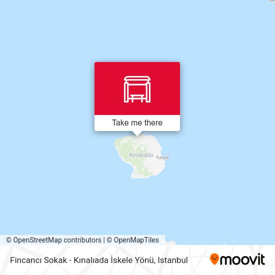 Fincancı Sokak - Kınalıada İskele Yönü map