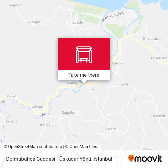 Dolmabahçe Caddesi - Üsküdar Yönü map